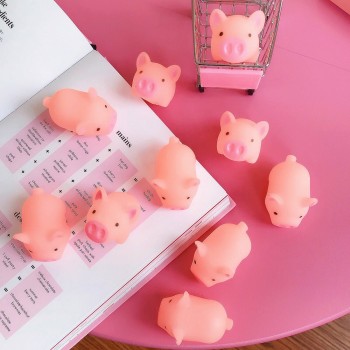 1 Piece Squeeze Pig Mochi Squishy Kawaii Animal Slow Rising Squishy Toy Anti-strss Practical Jokes Kids Squishies Cute Toy P0