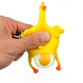 Anti Stress Squeeze Chicken Egg Laying Chickens Novelty amp; Gag Toys Party Prank Joke Toys Decompression Fun Toys