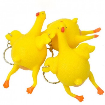 Anti Stress Squeeze Chicken Egg Laying Chickens Novelty amp; Gag Toys Party Prank Joke Toys Decompression Fun Toys