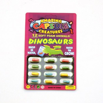 INBEAJY 12pcs Grow Water absorption larger pill Various Capsule Inflatable Expansion Toy Colorful Puzzle Creative