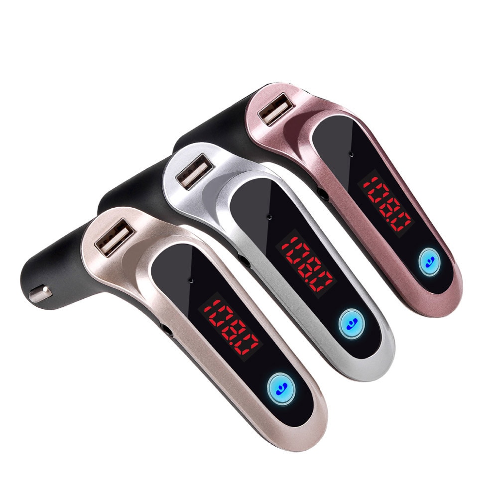 Car Kit Cigarette Lighter MP3 FM Transmitter USB Charger Handsfre manos libres coche kit main libre blutooth para carro