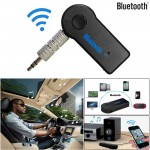 Handsfree Wireless Bluetooth 3.5mm AUX Audio Stereo Music Home Car Receiver Adapter Mic Car Bluetooth Audio Stereos Adapter