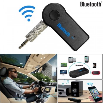 Handsfree Wireless Bluetooth 3.5mm AUX Audio Stereo Music Home Car Receiver Adapter Mic Car Bluetooth Audio Stereos Adapter