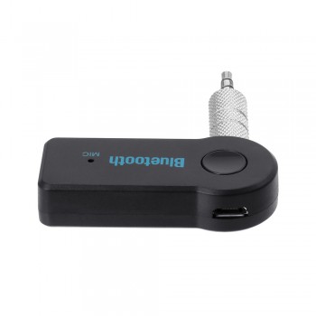 Handfree Car Bluetooth Music Receiver Universal 3.5mm Streaming A2DP Wireless Auto AUX Audio Adapter With Mic For Phone MP3