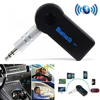 Handfree Car Bluetooth Music Receiver Universal 3.5mm Streaming A2DP Wireless Auto AUX Audio Adapter With Mic For Phone MP3