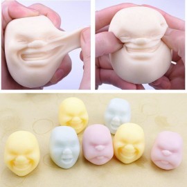 Anti-stress Squishy Toy Human Emotion Face Vent Ball Toys Squeeze Squishe Gadget Anti Stress Ball Jokes Funny Toys For Children