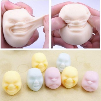 Anti-stress Squishy Toy Human Emotion Face Vent Ball Toys Squeeze Squishe Gadget Anti Stress Ball Jokes Funny Toys For Children