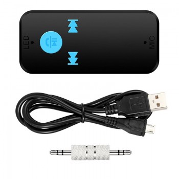 Car Wireless Bluetooth Receiver 3 in 1 USB 4.0 Bluetooth Adapter 3.5mm Audio Jack TF Card Reader MIC Call For Auto Speaker X6