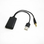 Biurlink Car Aux Receiver 4.1 Wireless Bluetooth Receiver 3.5MM Aux Stereo Music Receiver Audio Adapter for BMW VW Peugeot