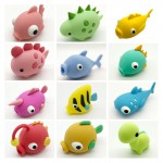 new Cable bite Dinosaur USB Cable bite protector FISH Mobile Phone Connector Accessory Organizer doll Dropshipping squishy toy