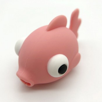 new Cable bite Dinosaur USB Cable bite protector FISH Mobile Phone Connector Accessory Organizer doll Dropshipping squishy toy