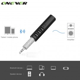 Universal 3.5mm jack Bluetooth Car Kit Hands free Music Audio Receiver Adapter Auto AUX  Kit for Speaker Headphone Car Stereo