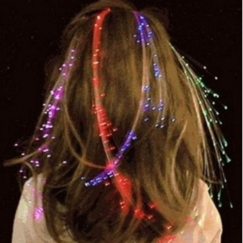 5Pcs LED Flashing Hair Braid Glowing Luminescent Hairpin Novetly Hair Ornament Girls Led Toys New Year Party Christmas Gift