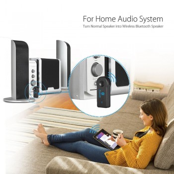 Car Bluetooth Car Kit Receiver 3.5mm Handsfree Wireless Car Bluetooth Adapter Aux Car Bluetooth Audio Receiver Converter Speaker