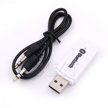 Newest Bluetooth Aux USB Wireless Bluetooth Stereo Music Receiver 3.5mm Stereo Audio to Speaker Sound Box bluetooth car kit