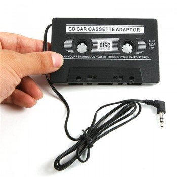 JINSERTA Car-styling Universal 3.5mm AUX Car Audio Cassette Tape Adapter Transmitters for MP3 Cell phone Black Auto