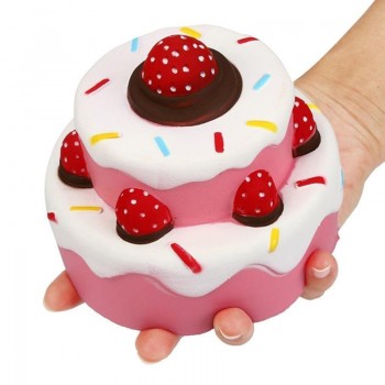 2018 New Antistress Squishy Cake Cute Scented Slow Rebound Stress Relief Skvishi Toys Children Adult Jumbo Abreact Squeeze Toy