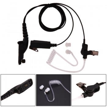 New Air Acoustic Tube Earpiece PTT Mic Headset Radiation-proof Earphone For Motorola XPR XiR DP APX Series