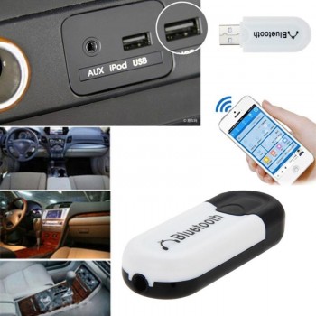 2 in 1 Universal 3.5mm Streaming Car Wireless Bluetooth Car Kit AUX Audio Music Receiver A2DP Adapter Handsfree car accessories