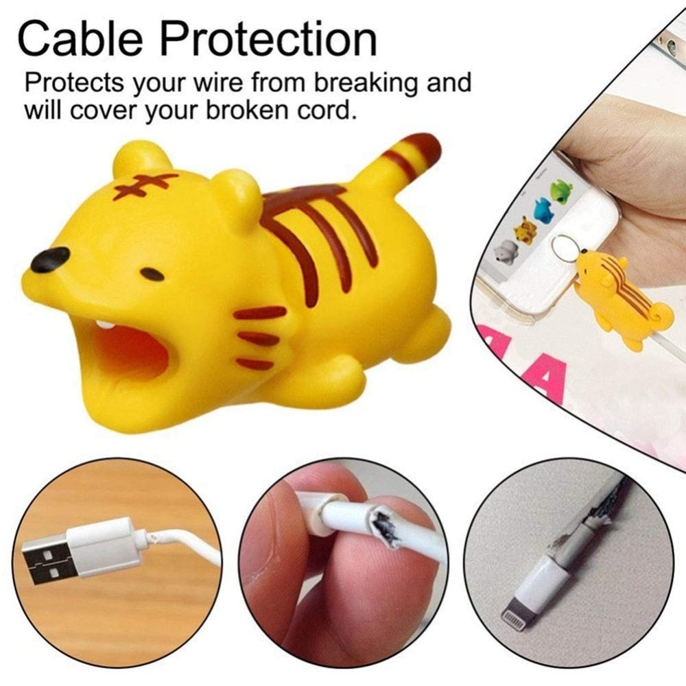 Dropshipping Mini Cartoon Charging Cable Protector for iPhone USB Cable