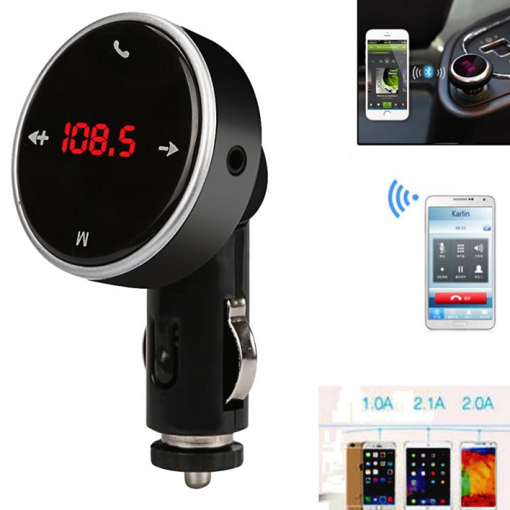 2018 hot sale fashion Wireless Bluetooth LCD MP3 Player Car Kit SD MMC USB FM Transmitter Modulator very good