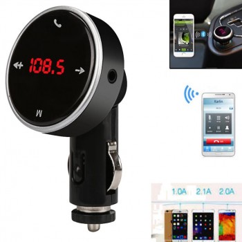 2018 hot sale fashion Wireless Bluetooth LCD MP3 Player Car Kit SD MMC USB FM Transmitter Modulator very good