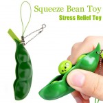 Antistress Novelty Gag Toys Entertainment Fun Squishy Beans Squeeze Funny Gadgets Stress Relief Toy Pendants Kids Gifts ye16