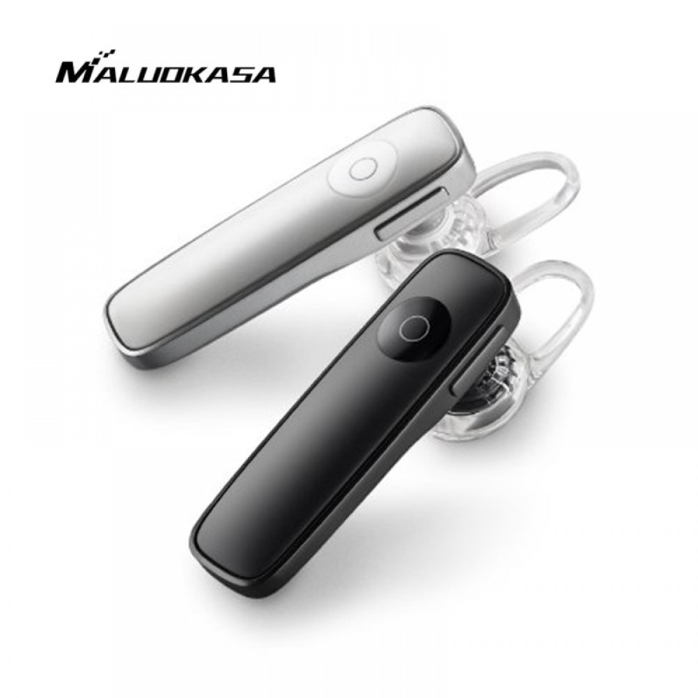 MALUOKASA Car Bluetooth 4.1 Headset Hands Free Earphone Phone Calls Voice Control Stereo Music Audio Receiver Driving Earbuds
