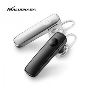 MALUOKASA Car Bluetooth 4.1 Headset Hands Free Earphone Phone Calls Voice Control Stereo Music Audio Receiver Driving Earbuds