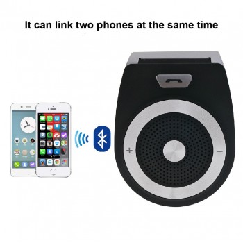 Car Bluetooth Handsfree Kit Audio Receiver for Phone Calls Auto Bluetooth Speaker High Quality AUX USB Bloototh Car Handfree Kit