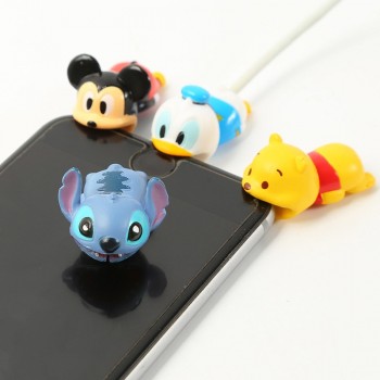 Cable Animal Cable Protector buddies bite Cartoon Stitch One Piece Monkey D.Luffy Chopper Dragon Ball Son Goku Frieza Cable Toys