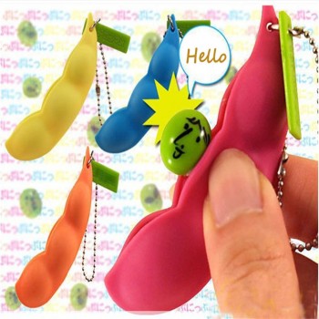 Antistress Elastic Environmentally PU Funny gifts Beans squishes Pendants anti stress ball Squeeze toys Gadgets Adults reliever