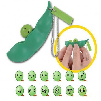 Antistress Elastic Environmentally PU Funny gifts Beans squishes Pendants anti stress ball Squeeze toys Gadgets Adults reliever