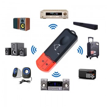 USB AUX Bluetooth Receive Wireless Audio Adapter Stereo with Microphone for USB Car MP3 Player Speaker Bluetooth Transmitter