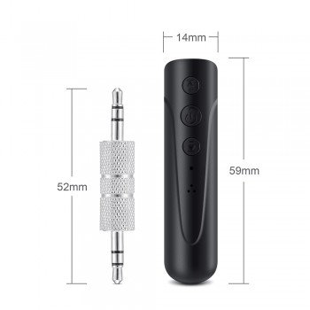 Bluetooth AUX Car Stereo 3.5mm jack Wireless Car Kit Hands free Music Audio Receiver Adapter Auto Kit for Speaker Headphone