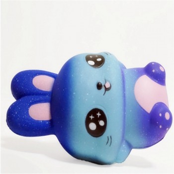 Squishy Starry Cute Rabbit Slow Rising Squeeze Stress Reliever Toy Squishy Package Squash Anti-stress Decompression Squeeze Toys