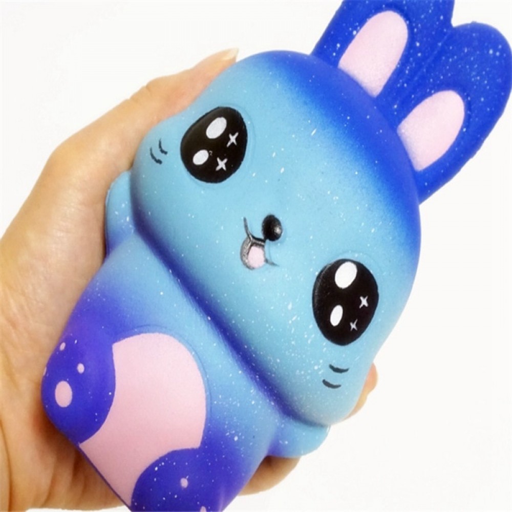 Squishy Starry Cute Rabbit Slow Rising Squeeze Stress Reliever Toy Squishy Package Squash Anti-stress Decompression Squeeze Toys