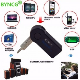 Universal 3.5mm Streaming Car A2DP Wireless Bluetooth Car Kit AUX Audio Music Receiver Adapter Handsfree with Mic For Phone MP3