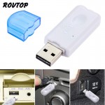 Rovtop USB Wireless Bluetooth V2.1 + EDR Stereo Audio Music Receiver Adapter For TV Home Speaker Bluetooth Car Kit Z2