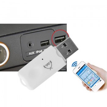 Rovtop USB Wireless Bluetooth V2.1 + EDR Stereo Audio Music Receiver Adapter For TV Home Speaker Bluetooth Car Kit Z2