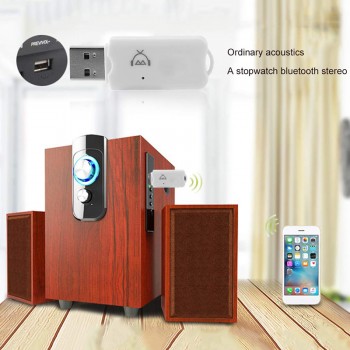 Rovtop USB Wireless Bluetooth V2.1 + EDR Stereo Audio Music Receiver Adapter For TV Home Speaker Bluetooth Car Kit Z2
