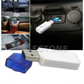 Hot New 1 Pc Auto Car Bluetooth Wireless USB Stereo Audio Music Receiver Adapter For Home Speaker C