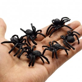 Halloween Kids Toys Simulation Spider Jokes Toys PVC Artificial Insect Animal Model Trick Toys