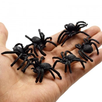 Halloween Kids Toys Simulation Spider Jokes Toys PVC Artificial Insect Animal Model Trick Toys