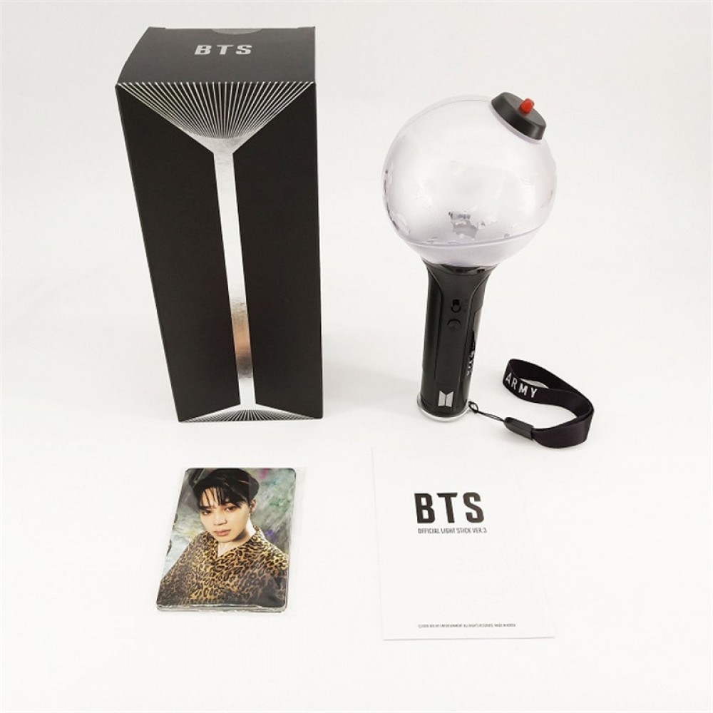 2019 Kpop ARMY BOMB BTS Ver.3 Flashing Light Stick Bangtan Boys Concert Glow Lamp Lightstick V Fans Gift Luminous Toys LOMO Card