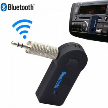 NOYOKERE New Arrival Handsfree Bluetooth 3.0 Car Kit Wireless 3.5mm Streaming A2DP Car Auto Audio Music Receiver Video Player Fu