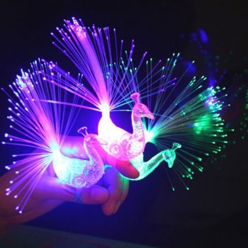 5 Pcs / Lot LED Finger Lights Glowing Dazzle Colour Laser Emitting Lamps Christmas Wedding Celebration Festival Party decor DS29