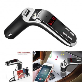 Bluetooth Car Kit Handsfree FM Transmitter Radio MP3 Player USB Charger Dec 27