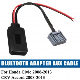 1Pcs Wireless Bluetooth 4.0 Adapter Aux Cable Audio Receiver Adapter For Honda for Civic 2006-2013 for CRV for Accord 2008-2013