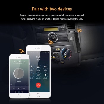 Bluetooth Receiver 3.5mm Jack Wireless Hands-free Car Kit Adapter Stereo Audio Music Receiver For Speaker Headphone Car Stereo
